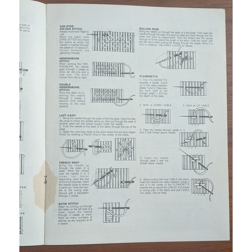 Two English Smocking Pattern Books - Picture 6 of 8